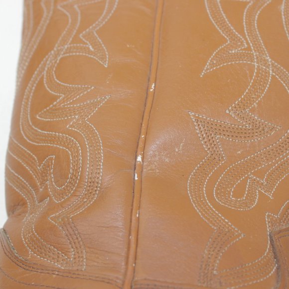 Vintage Dan Post Stitched Design Cowboy Western Boots Men\'s Size 8D 8 D main image 4